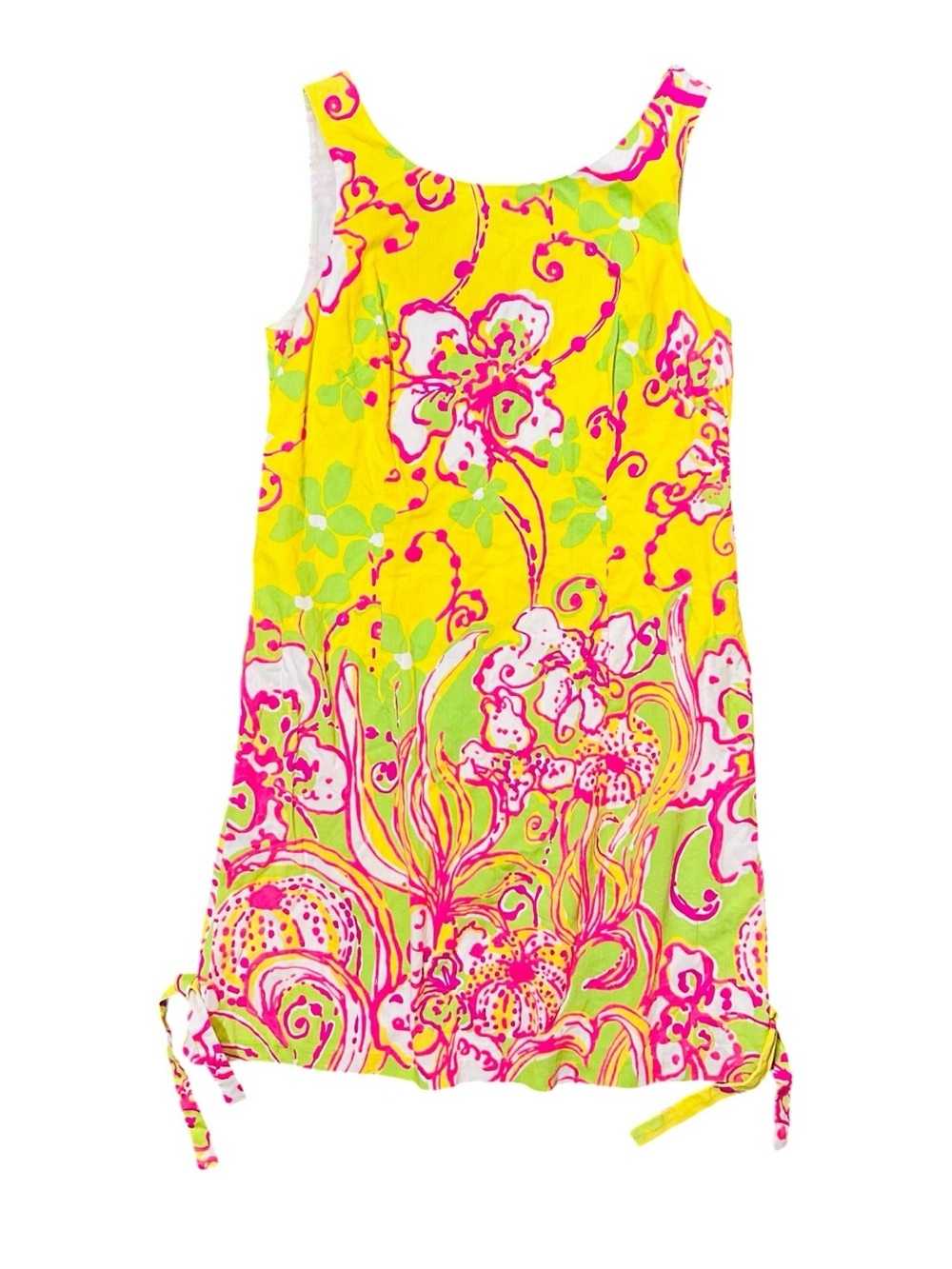 Lilly Pulitzer Delia Shift Dress Sunglow Yellow Southernmost Point